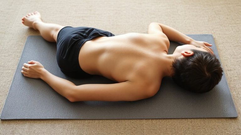 supine cervical side bends