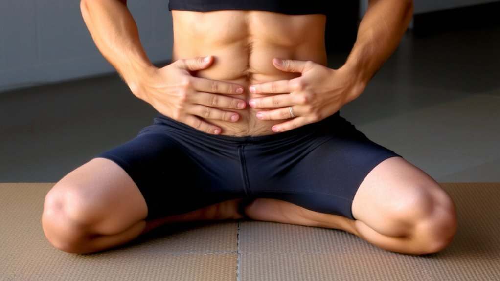 supine diaphragmatic breathing technique