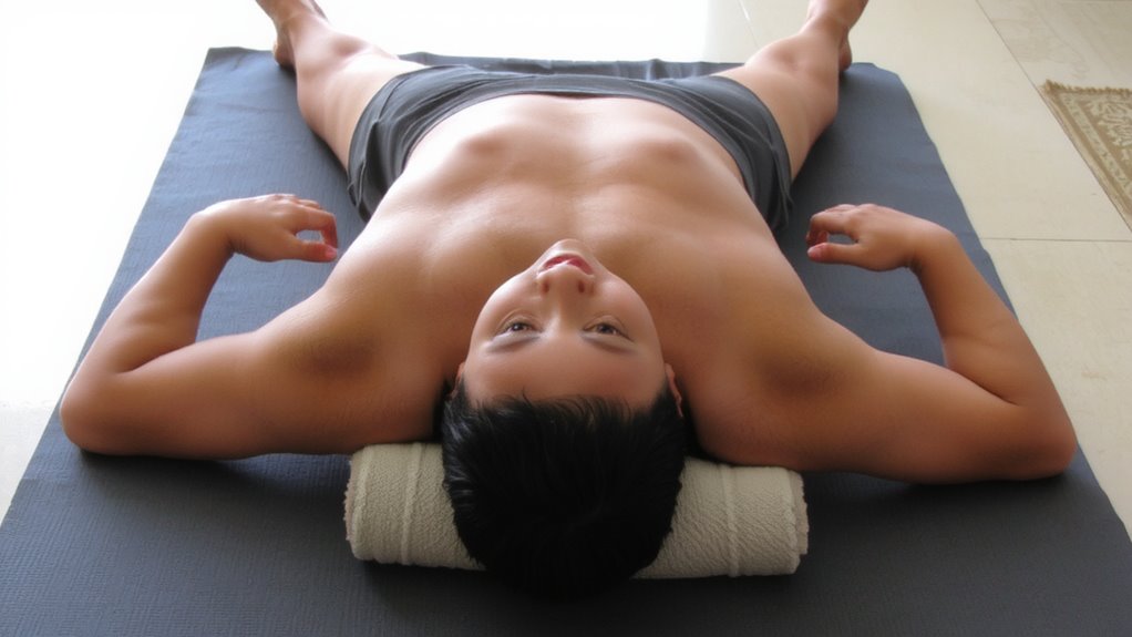 supine neck rotations safely