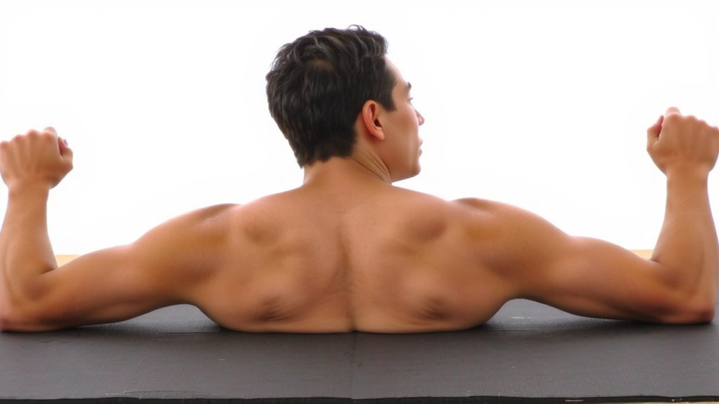 supine neck side bend