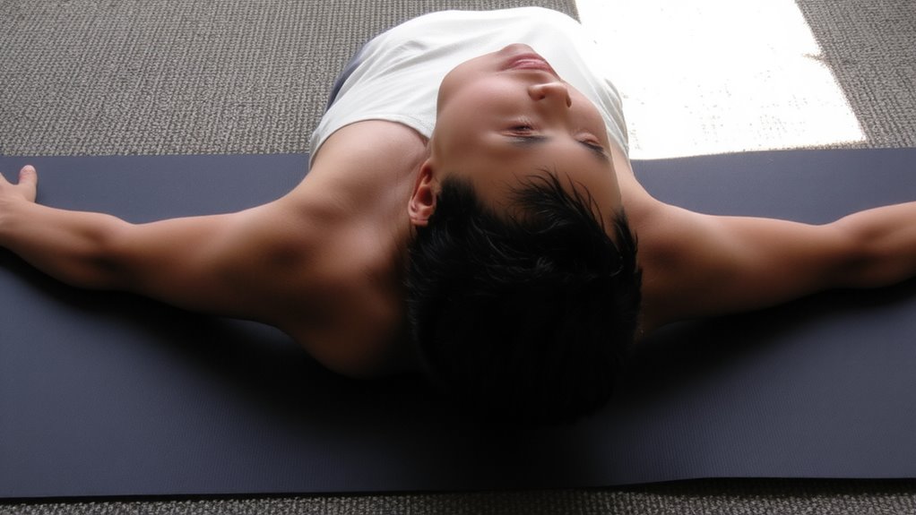 supine neck side bends