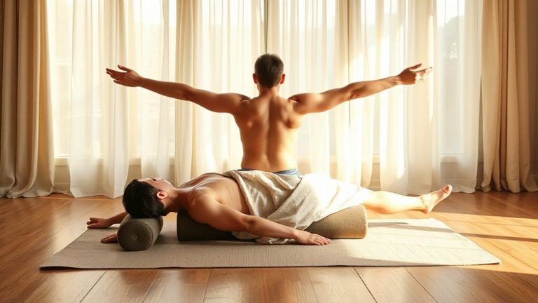 supported fish pose flow