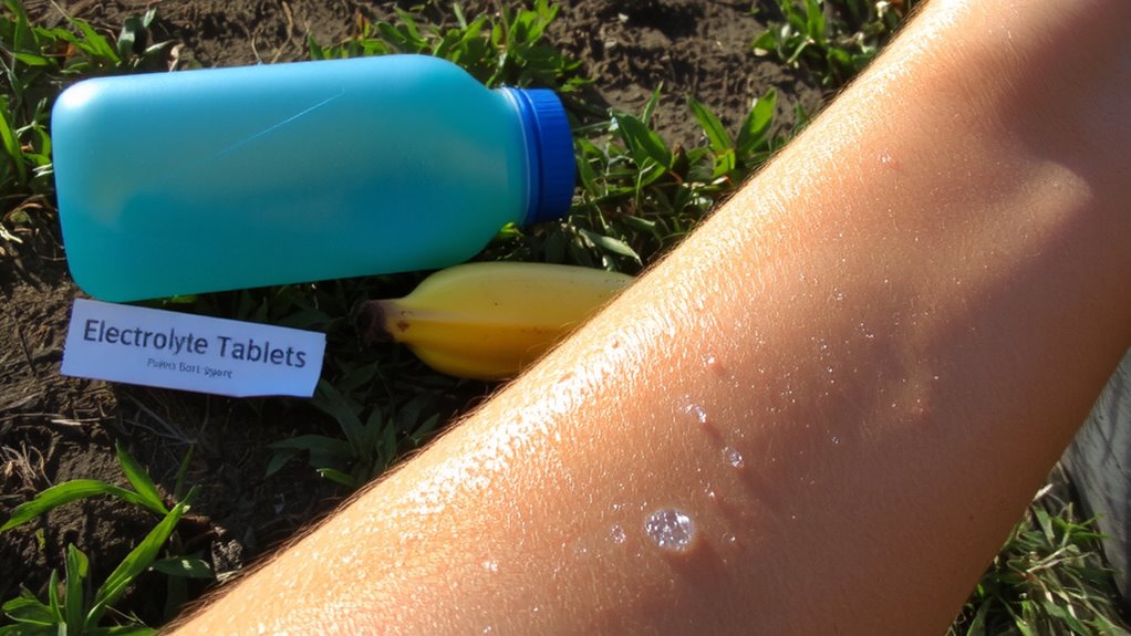 sweat depletes vital electrolytes