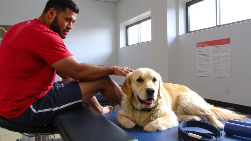 therapy dogs aid recovery