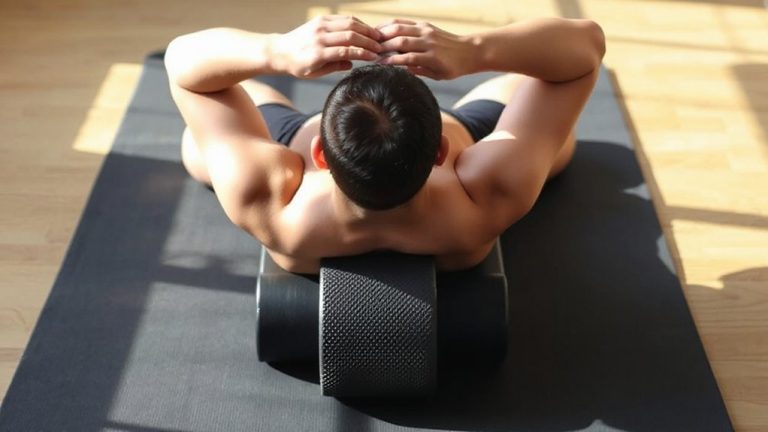 thoracic extensions with foam roller
