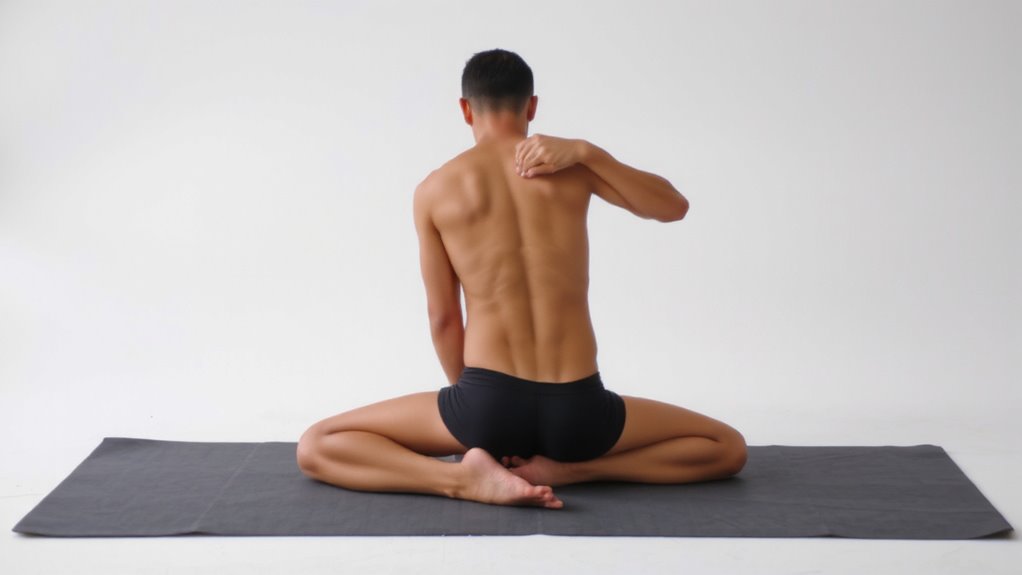 thoracic flexion and rotation drill
