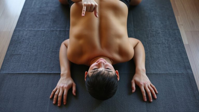 thoracic mobility with arm sweeps