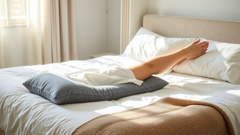 under knee pillows relieve back pain