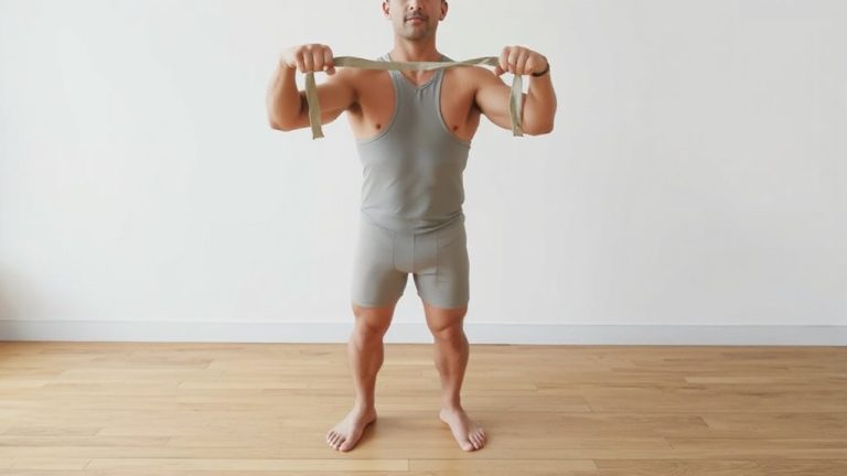 upright row scarf drill