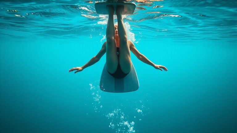 vertical deep water kickboard exercises