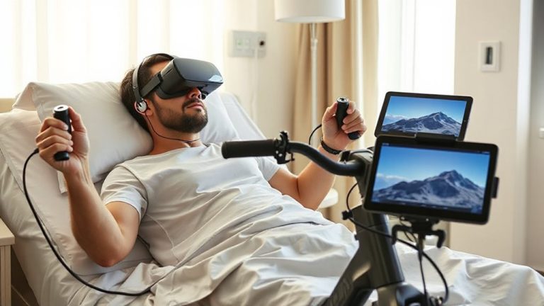 vr cycling for bed rest