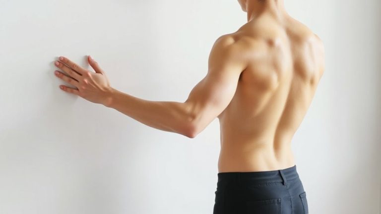 wall assisted shoulder external rotation