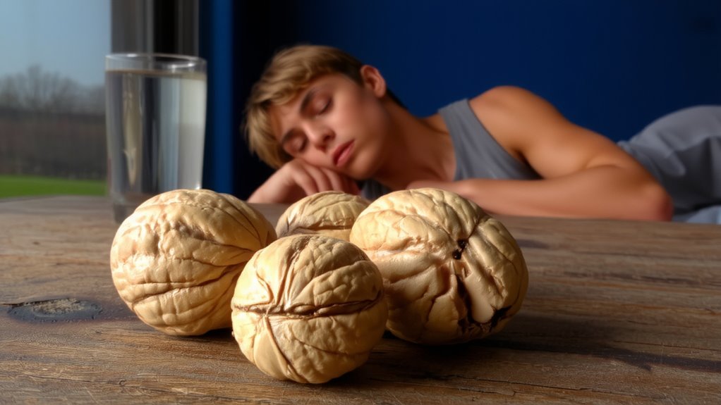 walnuts boost natural melatonin