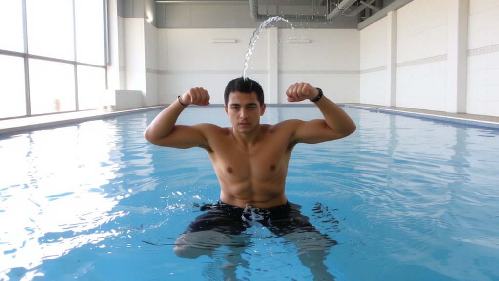 water enhances jump squats safely