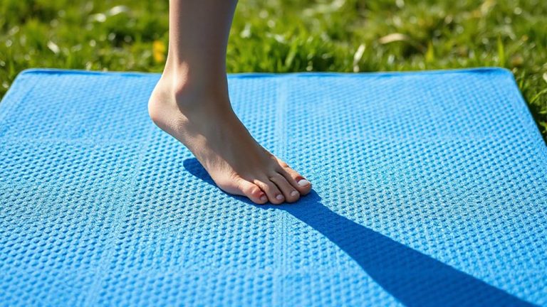 weight shifting on foam pads