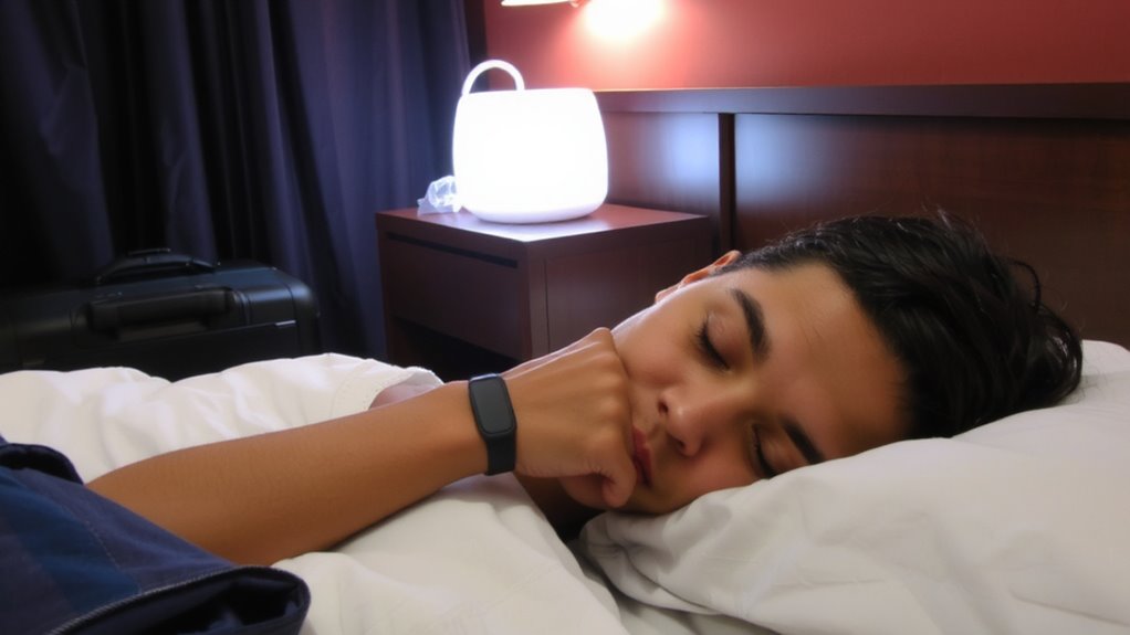 white noise enhances travel sleep