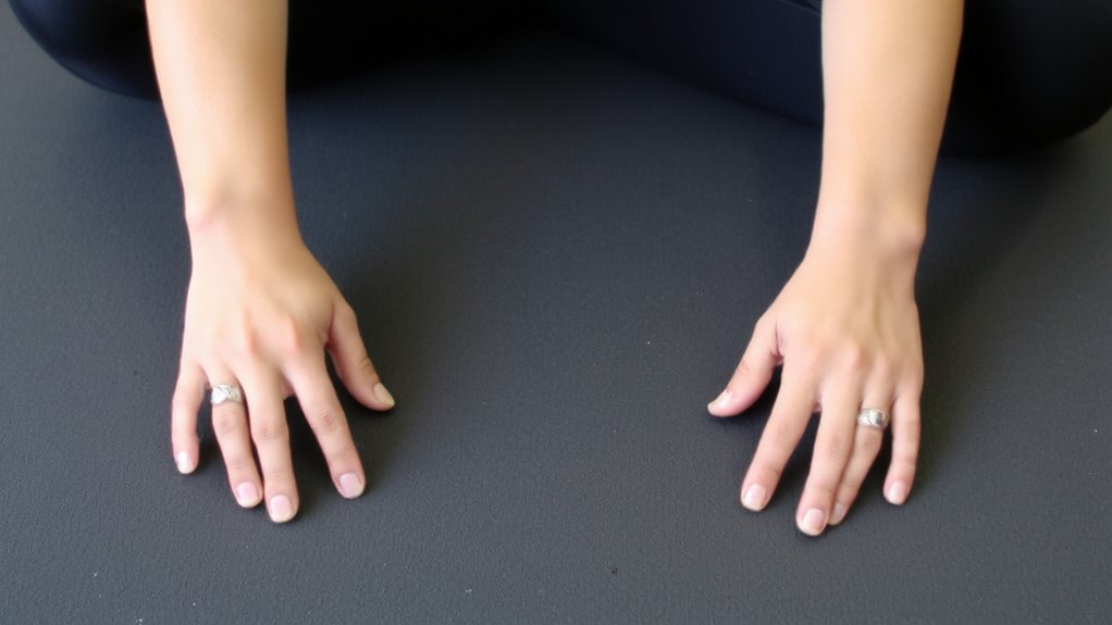 wrist strain hinders crow pose